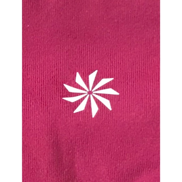 Athleta peddle pusher leggings, XL raspberry - Picture 6 of 7
